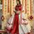 White & Red Thread Embroidered Silk Traditional Navratri Dandiya Raas Garba Festival Semi Stitched Lehenga Choli