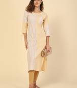 Striped Printed cotton kurtis