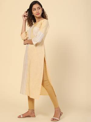 Striped Printed cotton kurtis 2
