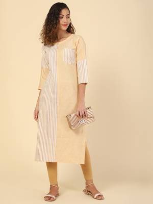 Striped Printed cotton kurtis 3