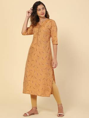 Cotton foil printed kurtis 2