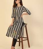 Cotton handwork partywear kurtis