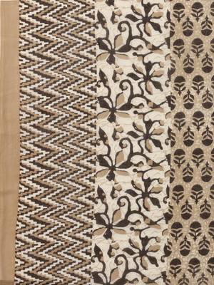 Beige floral print cotton salwar 4