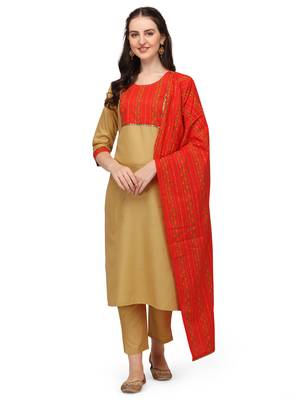 Cream gotta patti cotton salwar 1