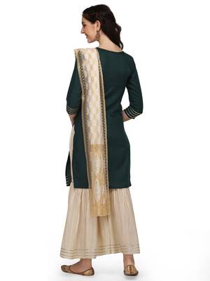 Green
 gotta patti cotton salwar 3