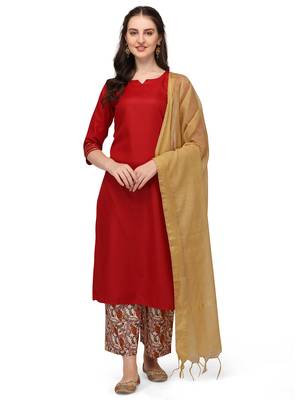 Maroon
 gotta patti cotton salwar 1