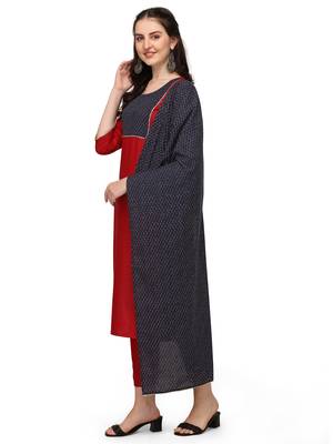 Maroon
 gotta patti cotton salwar 2