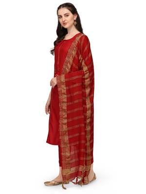 Maroon gotta patti cotton salwar 2