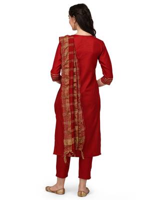 Maroon gotta patti cotton salwar 3