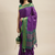 VASTRANAND Purple Checked Zari Pure Silk Gadwal Saree