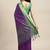 VASTRANAND Purple Checked Zari Pure Silk Gadwal Saree