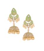 Embellished Traditional Multi-Color Jhumki Jhumka Earring For Girls Women For Party