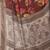 Maroon printed chiffon saree with blouse