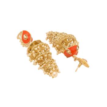 Embellished Traditional Multi-Color Jhumki Jhumka Earring For Girls Women For Party 2