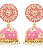 Traditional Meenakari Jhumki Earring For Girls/Women For Party