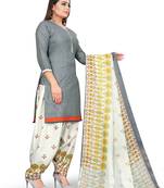 Women's Cotton Printed Unstitched Salwar Suit Material