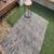 Handwoven Rug 100% Polyester -5'2"x7'5"