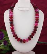 Blue pearl necklaces