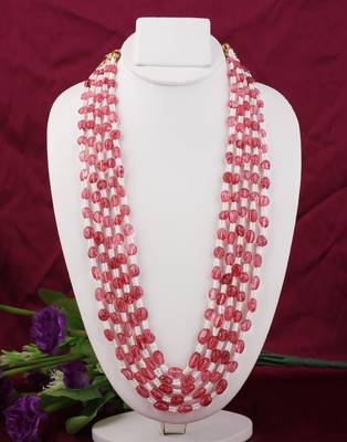 Pink pearl necklaces 1