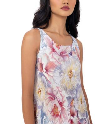 Flared Maxi Dress with High Slit 4