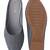 Kiana Women's Grey Embroidered Canvas Pointed Toe Bellies
