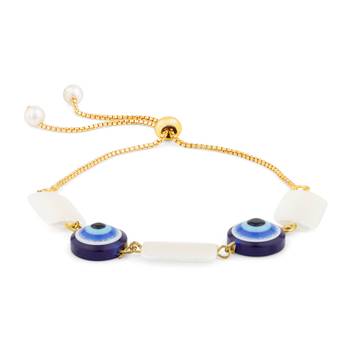 Evil Eye Handmade Wrist Band Bracelet Bracelet for Women/Men/Kids - Pack of 2 2