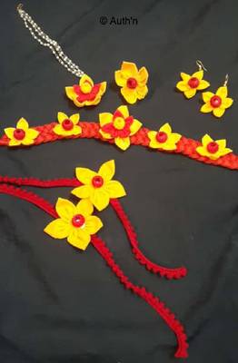Hand-Crafted Indian Auth'n Special Jewellery Set 1