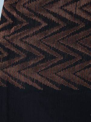 PinkLoom Women's Black Hand_Woven Matka_Silk Saree With Blouse 4