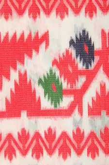 Pinkloom Women'S White Hand_Woven Cotton Jamdani Saree Without Blouse