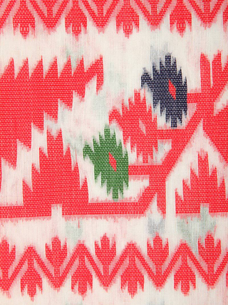 Pinkloom Women'S White Hand_Woven Cotton Jamdani Saree Without Blouse