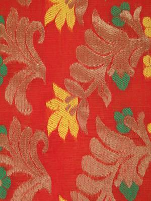 PinkLoom Women's Yellow Hand_Woven Cotton_Silk Saree With Blouse 4