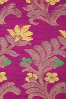PinkLoom Women's Blue Hand_Woven Cotton_Silk Saree With Blouse