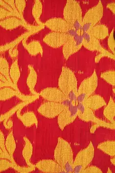 Pinkloom Women'S Red Hand_Woven Cotton Jamdani Saree Without Blouse