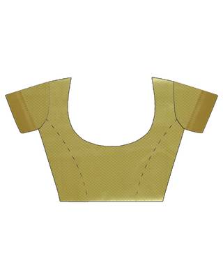 CLASSICATE from the house of The Chennai Silks Yellow Tissue Saree With Running Blouse 7