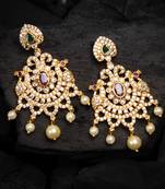 Gold cubic zirconia cubic-zirconia-cz-earrings