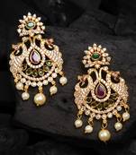 Gold cubic zirconia cubic-zirconia-cz-earrings