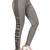Grey plain cotton leggings
