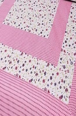 VKMarotia Queen Size Jaipuri Traditional Cotton Double Bedsheets Bedspread Bed Cover with 2 Pillow Covers (Pink) 4