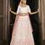 Shubhkala Mesmerizing Pearl White Sequins Embroidered Georgette Wedding Lehenga
