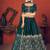 Shubhkala Bewitching Rama Green Thread And Sequins Embroidered Silk Wedding Lehenga Choli