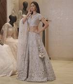 Lilac Heavenly Sequence Lehenga 