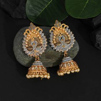 Grey jhumkas 1