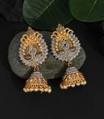Grey jhumkas