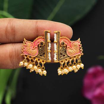 Pink danglers-drops 1