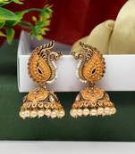Gold jhumkas