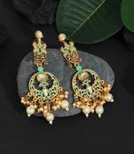 Green danglers-drops