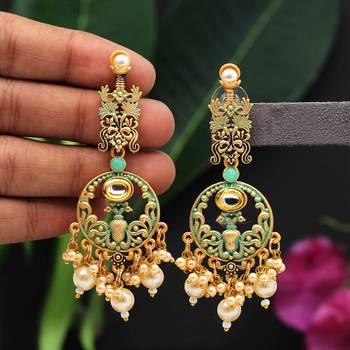 Green danglers-drops 2