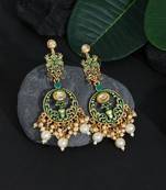 Green danglers-drops