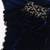 Blue embroidered velvet saree with blouse