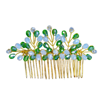 Green crystal hair-accessories 1